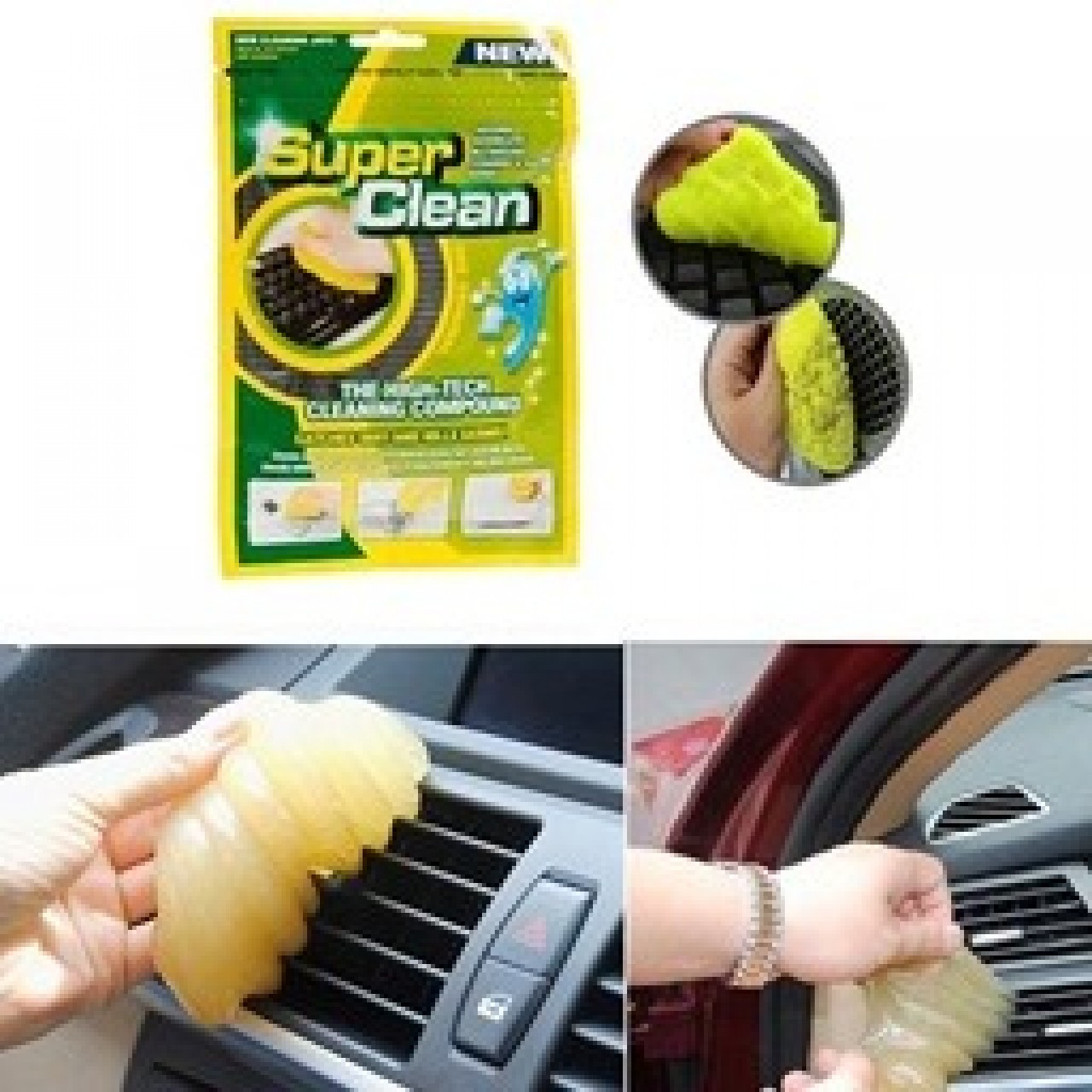 Hi Tech Gel Magic Dust Cleaner For Cars Sale price Buy online in