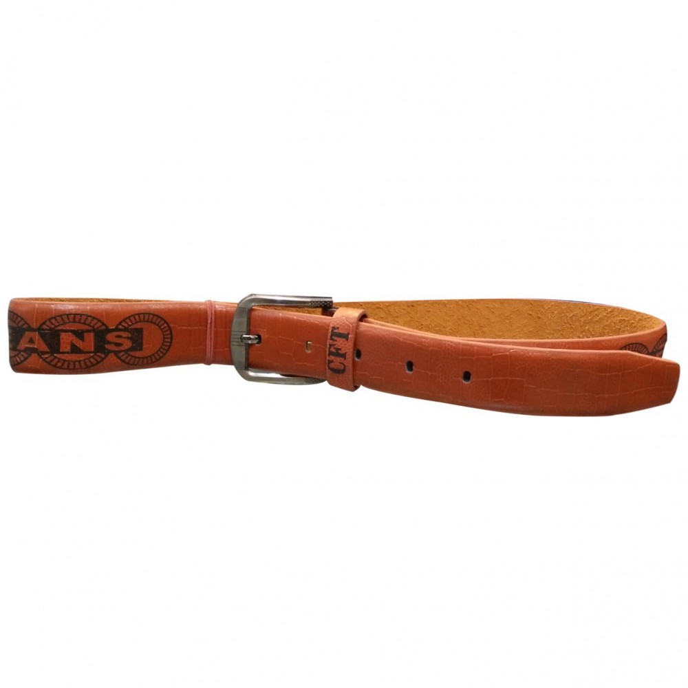 High Quality Brown Crocodile Patent Leather Belt For Men