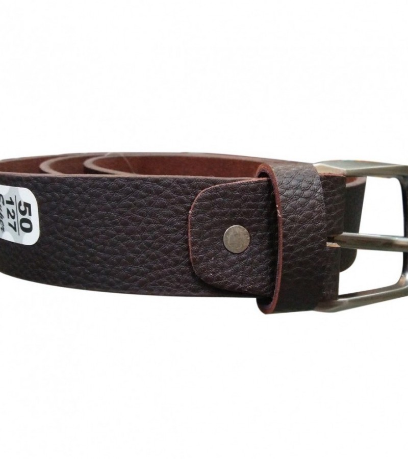 High Quality Brown Patent Super Leather Belt For Men