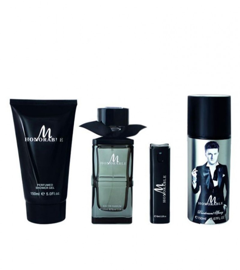 Sellion Honorable Perfume Gift Set For Men - 4 in 1