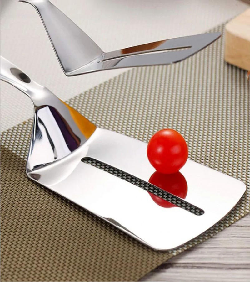 HOT DEAL MO1.Stainless Steel Kitchen Food Tongs Barbecue Plier Fried Steak Clamp Burger Pizza Bread Clip Multipurpose Gripper (1)only299