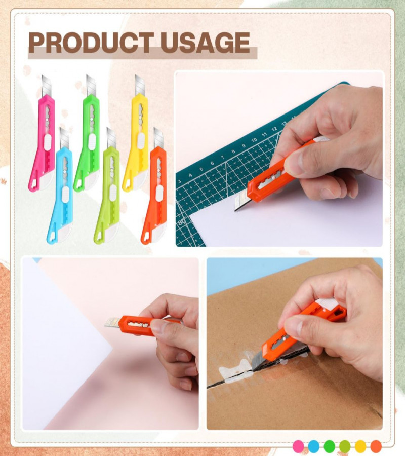 HOT DEAL NO 1 Portable Mini Utility Knives Random Color Express Unpacking Envelope Office Paper Cutter Knife Utility Knife Stationery Cutting ONLY 89