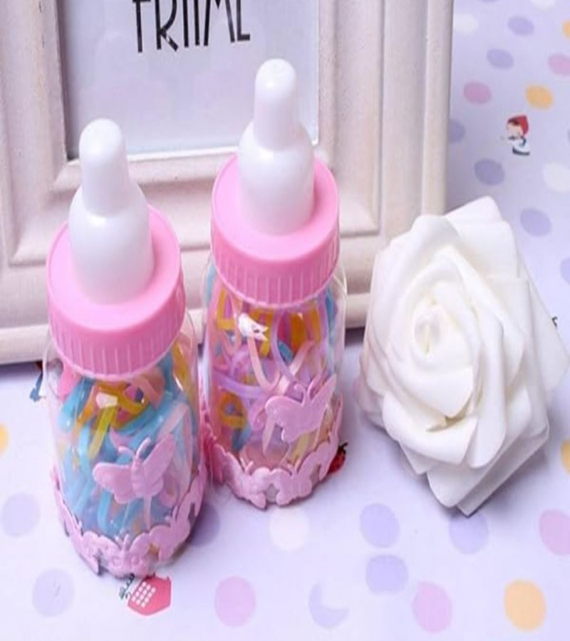 HOT DEALS NO1.01-Bottle Big, Multi Color Hair Rubber Band, Hair Ties For Women/GirlsRs. 99