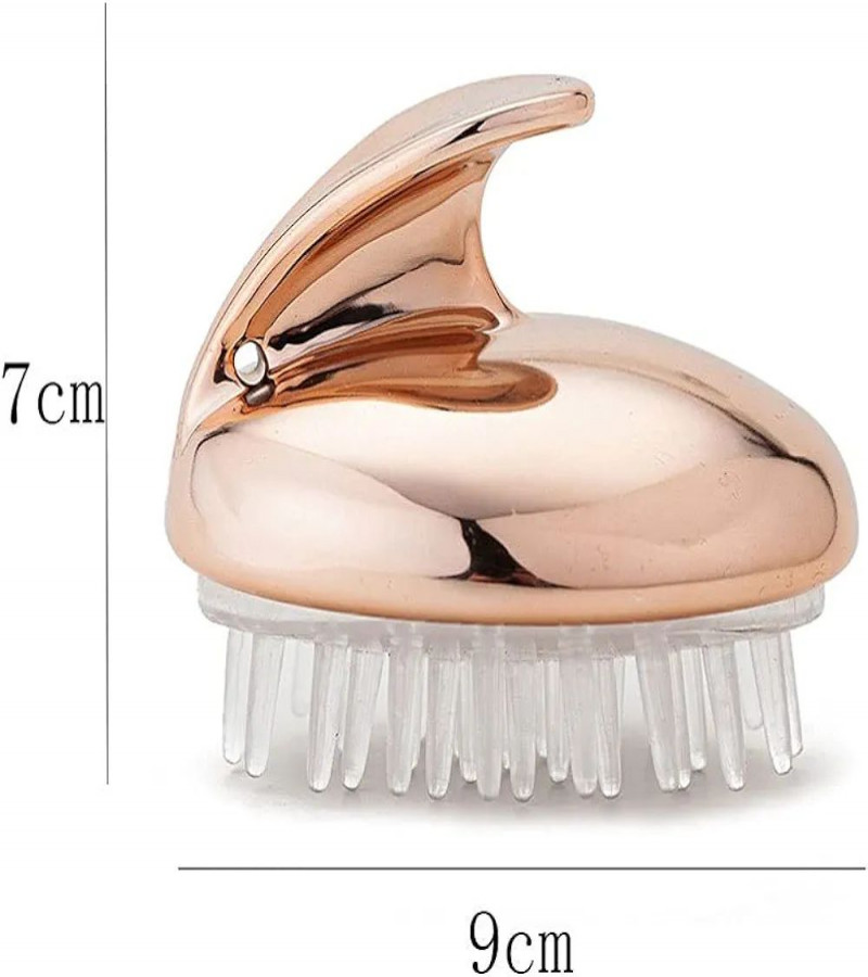 HOT DEALS NO1.Fine tooth comb Electroplating Shampoo Brush,Shampoo Scalp Brush Comb,Head Massage Brush,Hair Washing Comb