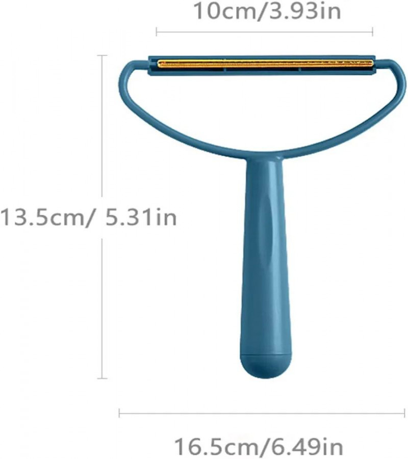 HOT DEALS NO1.Pet Sticky Hair Removal Device Epilator Does Not Hurt Clothes Epilator Wool Coat Manual Shavers Double Headed Epilator, Blue