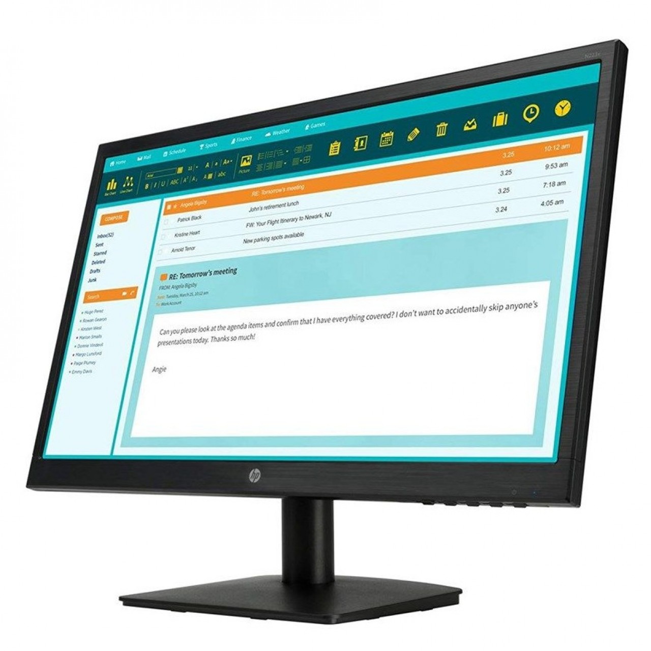 HP N223v LED Monitor For Desktop PC - 21.5”