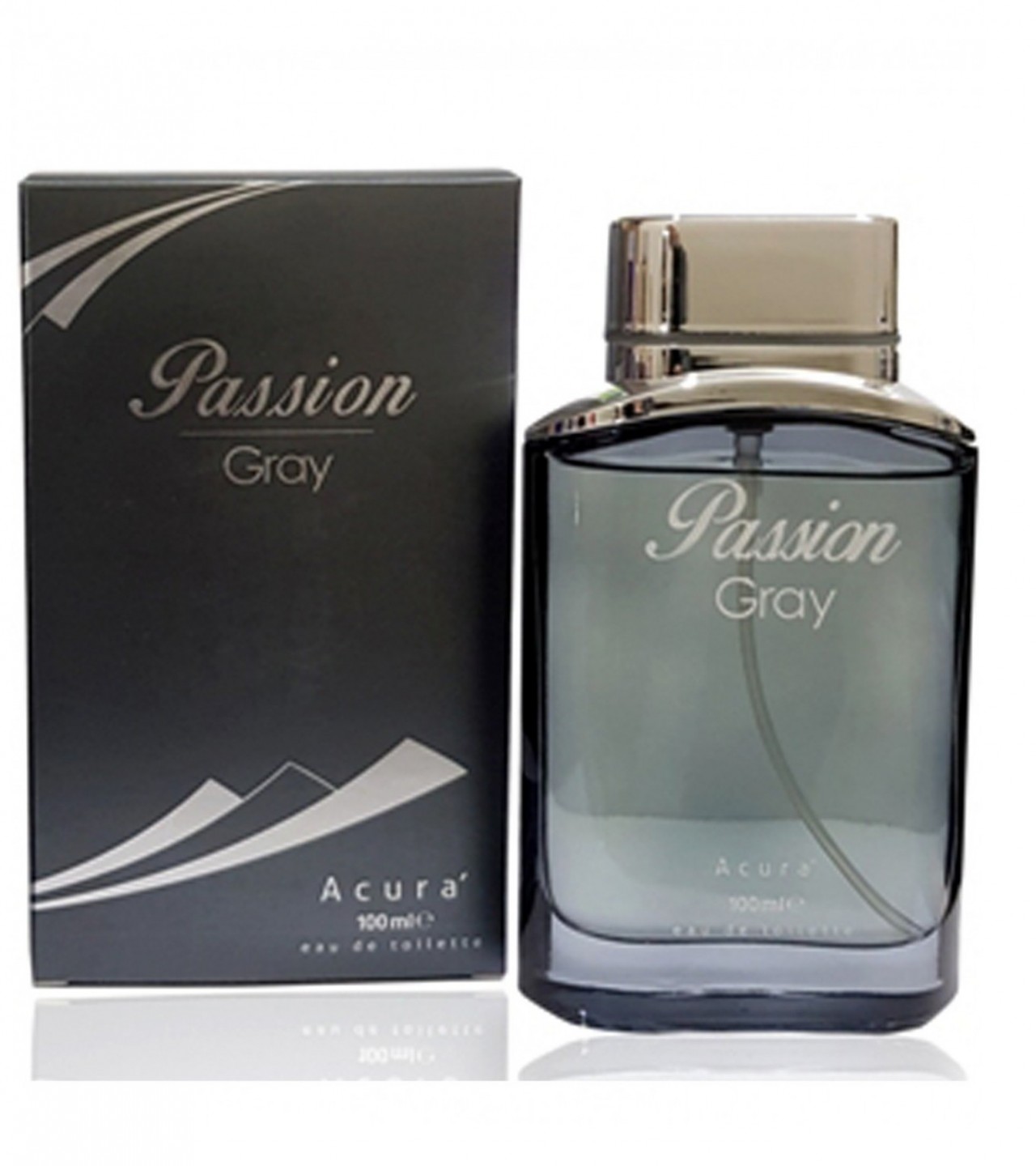 Acura Passion Perfume For Men - Eau De Toilette - 100 ml - Gray