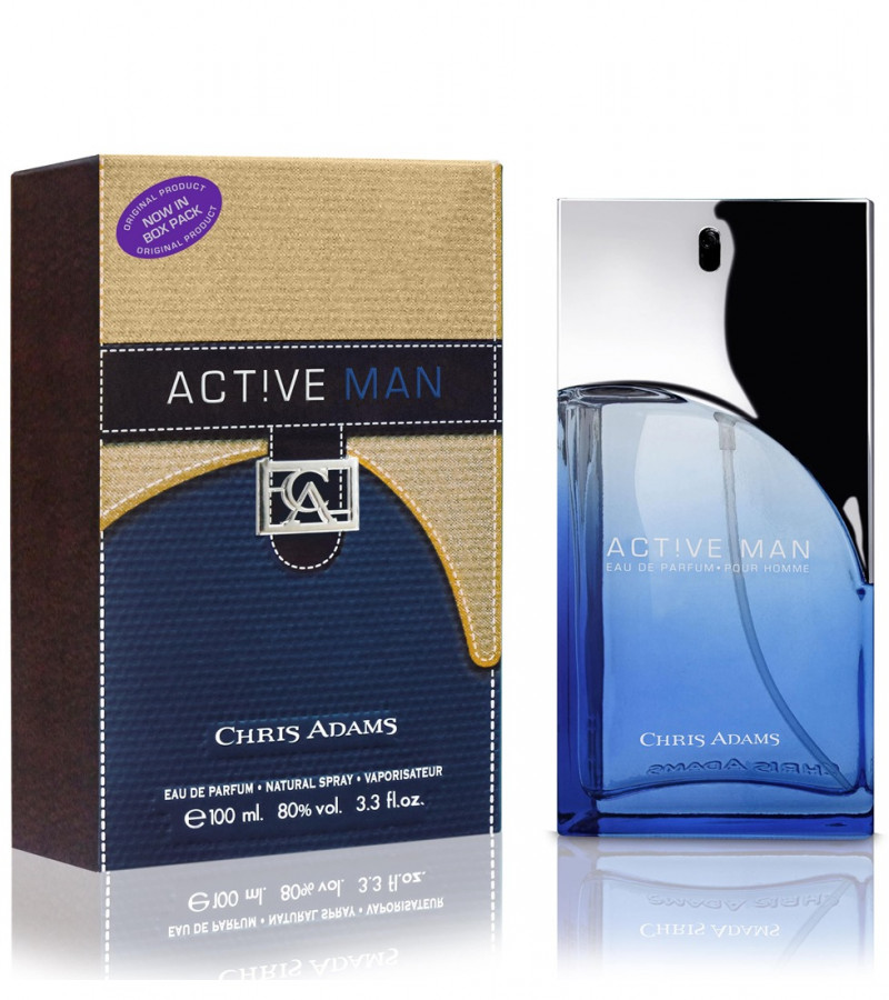 Chris Adams Active Man Perfume For Men - 100 ml