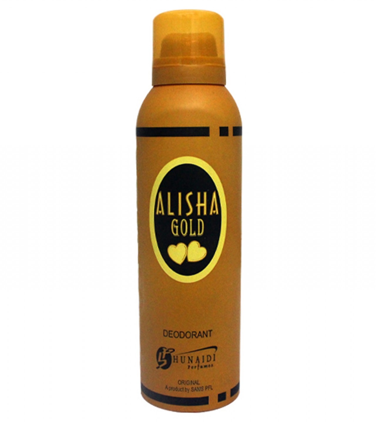 Hunaidi Alisha Gold Body Spray Deodorant For Men - 200 ml