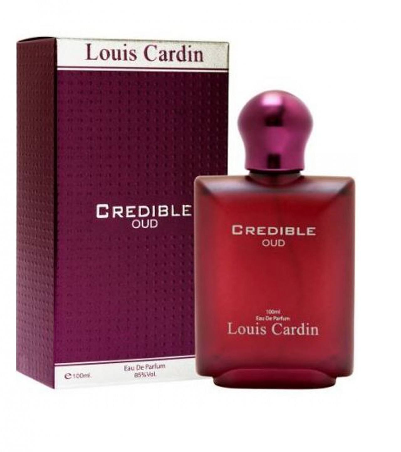 Louis Cardin Credible Oud Perfume For Men - 100 ml - Red