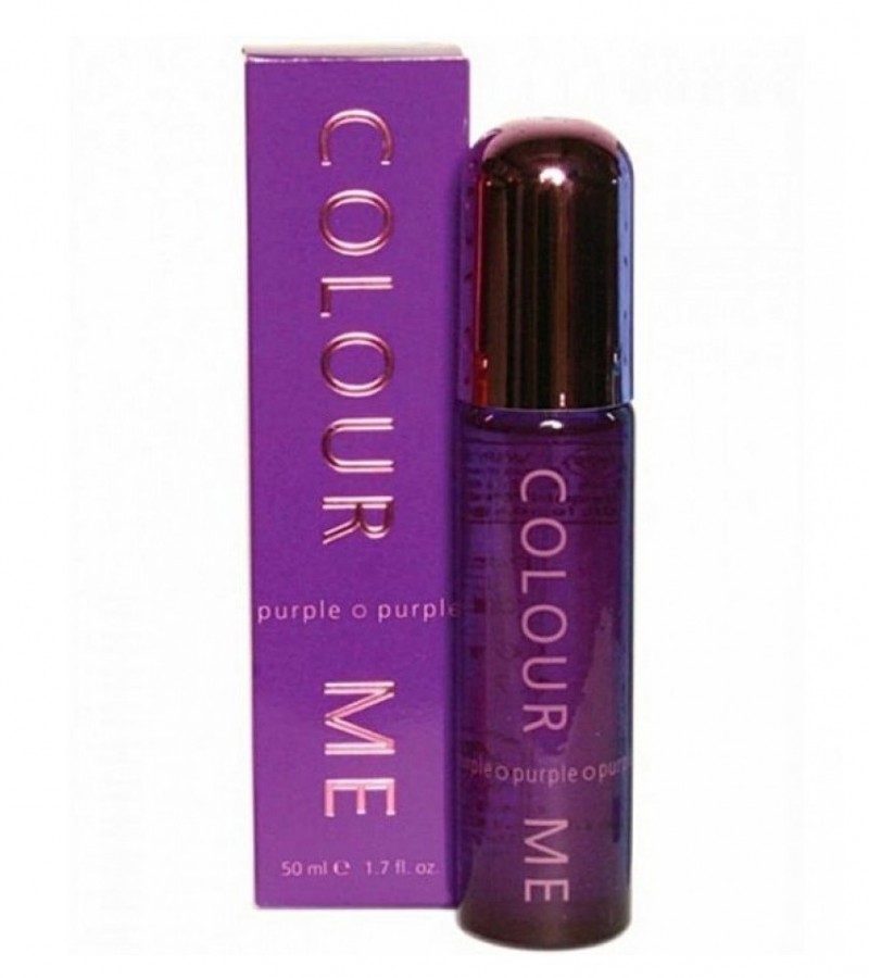 Milton Lloyd Colour Me Perfume for Women - 50 ml - Purple