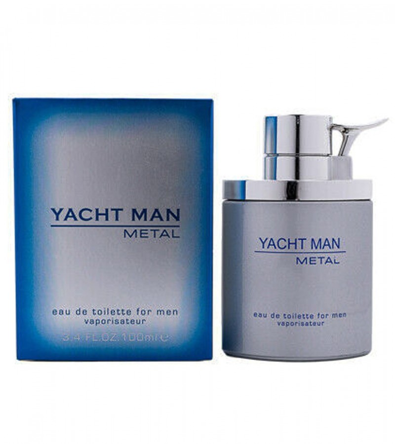 Myrurgia Yacht Man Metal Perfume For Men – Eau de Parfum – 100 ml
