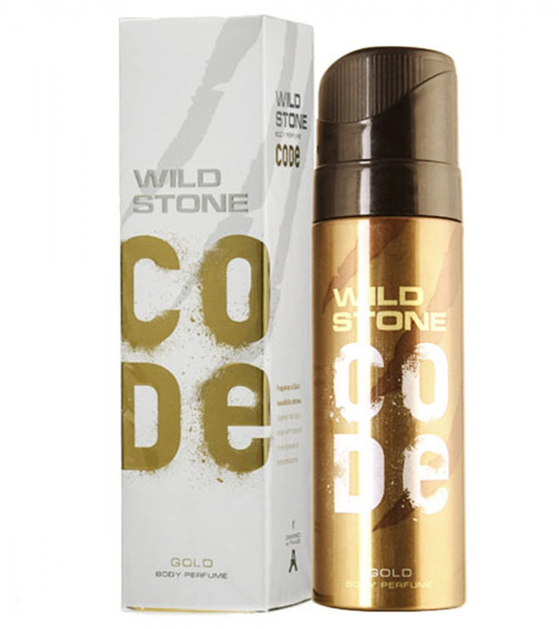 Wild Stone Code Gold Perfume Body Spray For Men - 120 ml