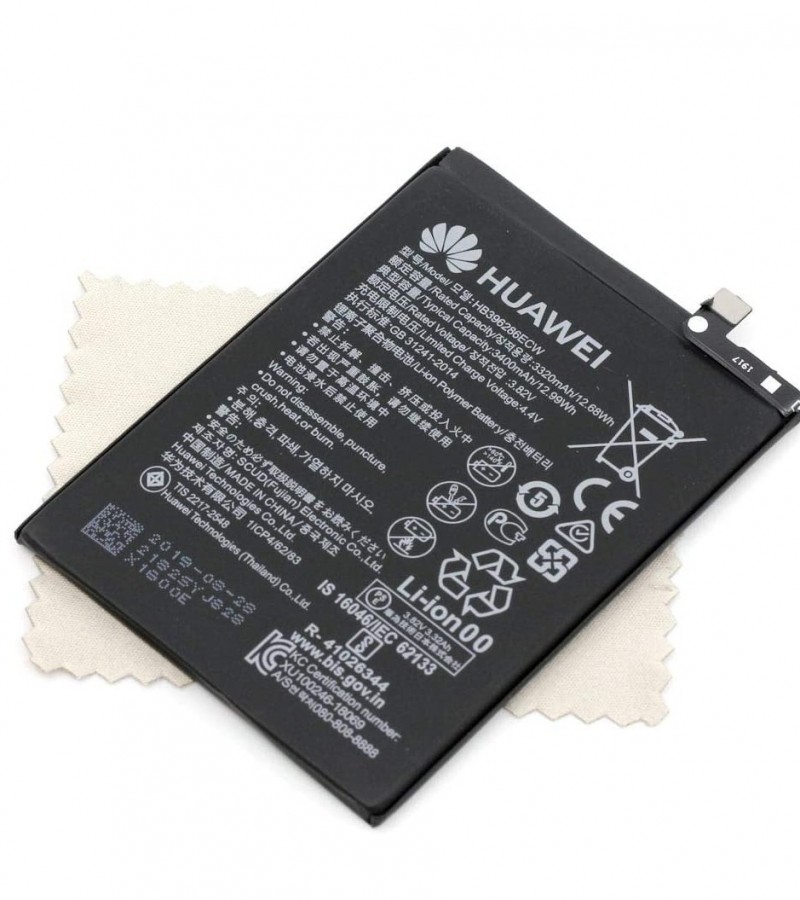 Huawei HB396286ECW Battery Replacement For Honor 20 Lite/10 Lite With 3400mAh Capacity-Black