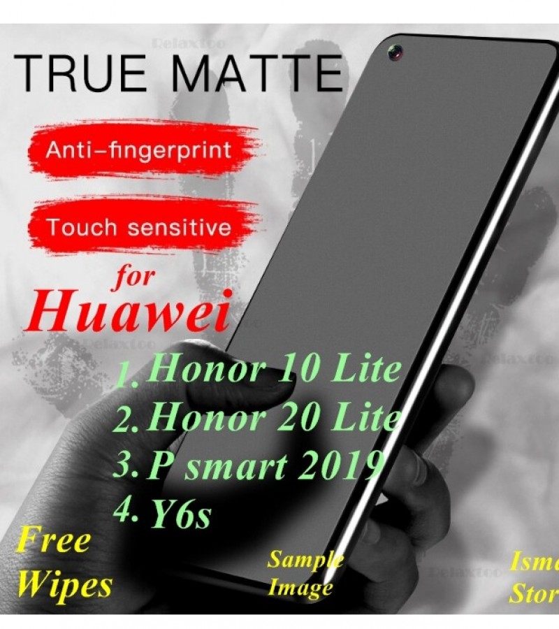 Huawei Honor 10 Lite_20 Lite Matte Ceramic Protector for PUBG Gaming Unbreakable Hybrid film
