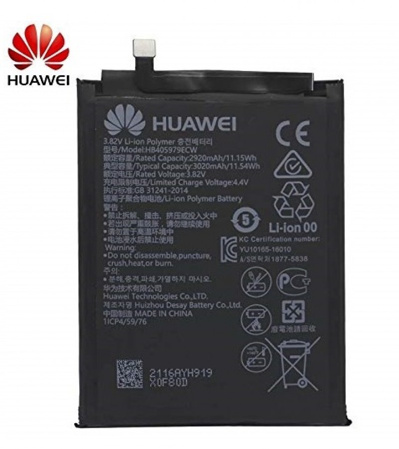 Huawei Y5 2020 / Y5P 2020 Battery Replacement HB405979ECW Battery with 3020mAh Capacity _ Black