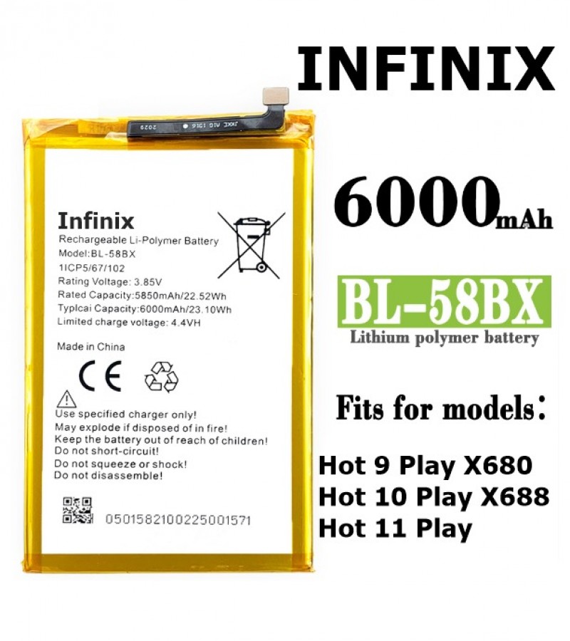 infinix hot 10 battery model number