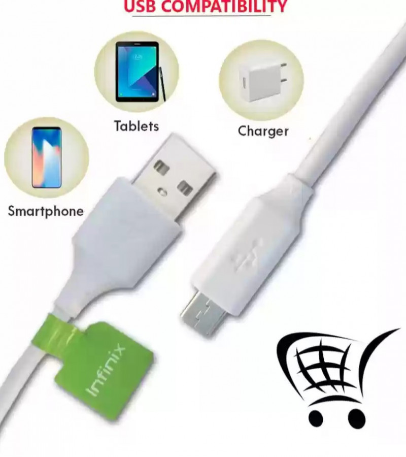 Infinix Charging Cable - Micro USB - 2.0 Amp - Fast Charging - Data Cable