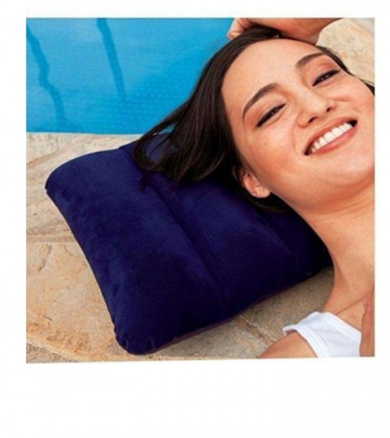 Intex Travel Rest Air Pillow - Blue