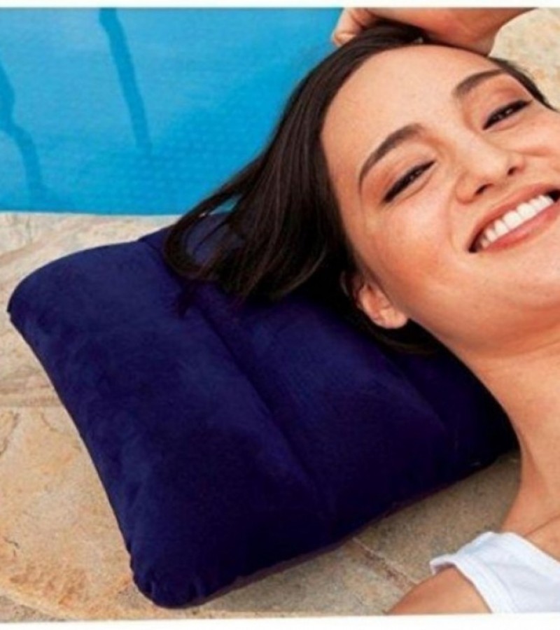 Intex Travel Rest Air Pillow - Blue