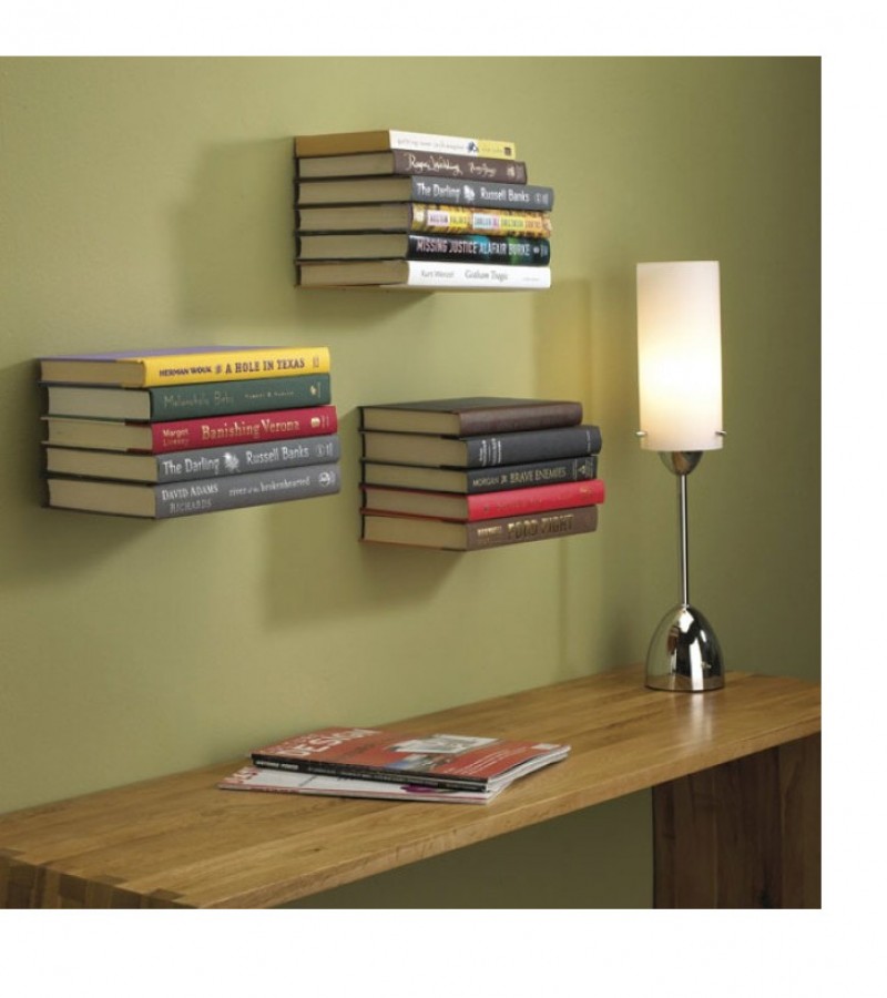 Invisible Bookshelf / Book Rack / Floating Shelf / Book Organizer Good Quality