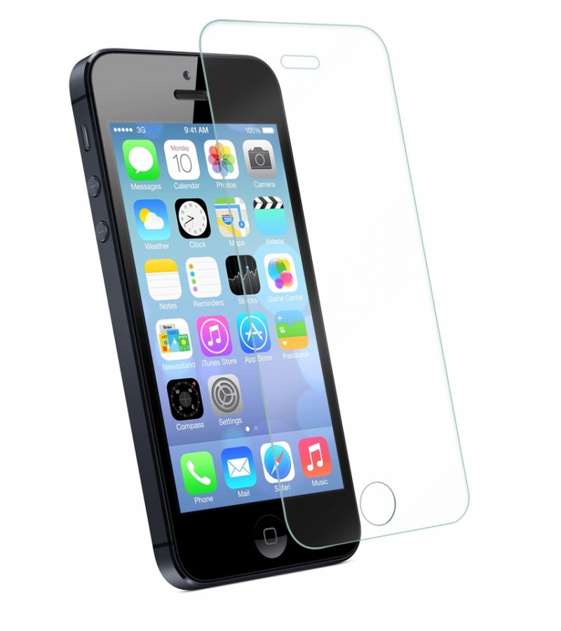 iPhone 5 SE - Polish Tempered Glass - 40 - Sale price - Buy online in Pakistan - Farosh.pk