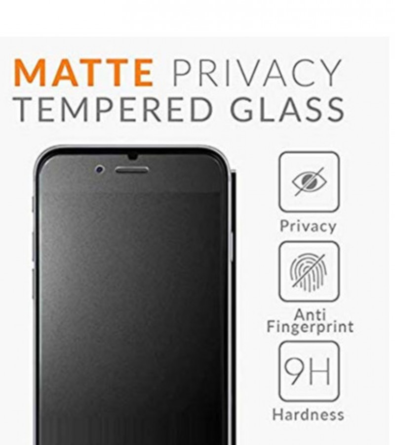 IPHONE 8 Plus  Ceramic Matte Protector Unbreakable Antishock Hybrid film 21D Temper Fiber Sheet