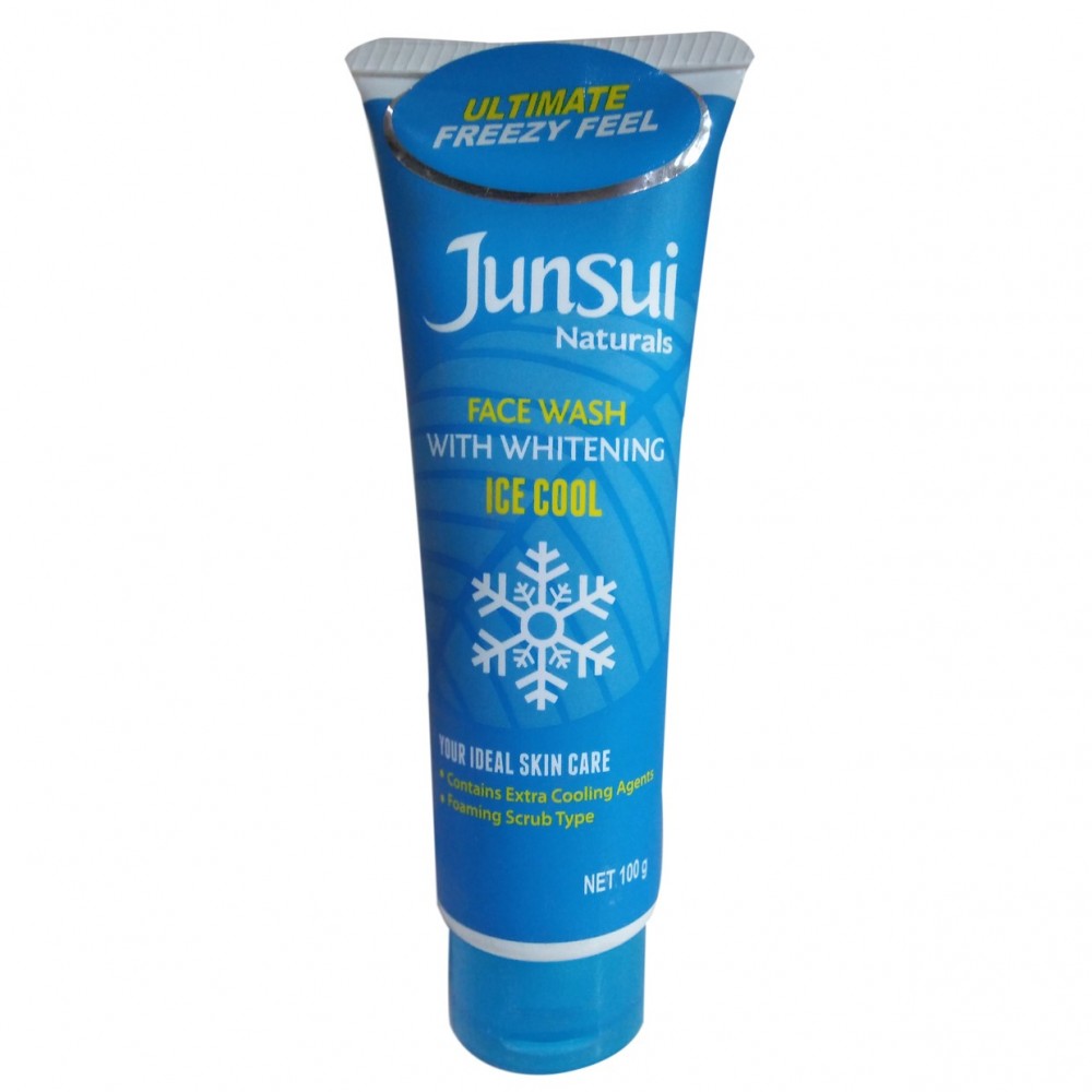 Junsui Naturals Face Wash With Whitening Ice Cool - 100 G