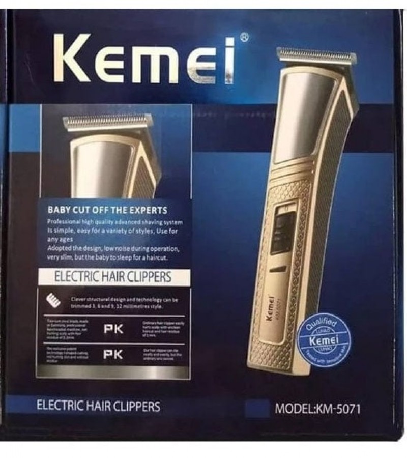 KEMEI KM-5071 Rechargeable Professional Hair Trimmer for Men