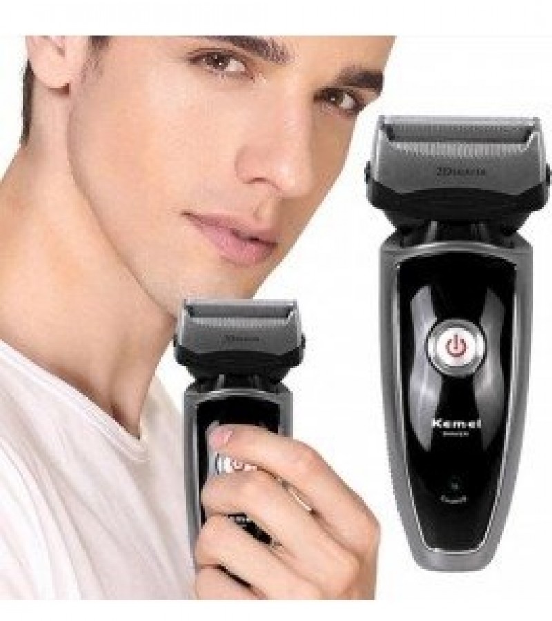 Kemei KM-8009 Rechargeable 2D Shaving Machine For Men