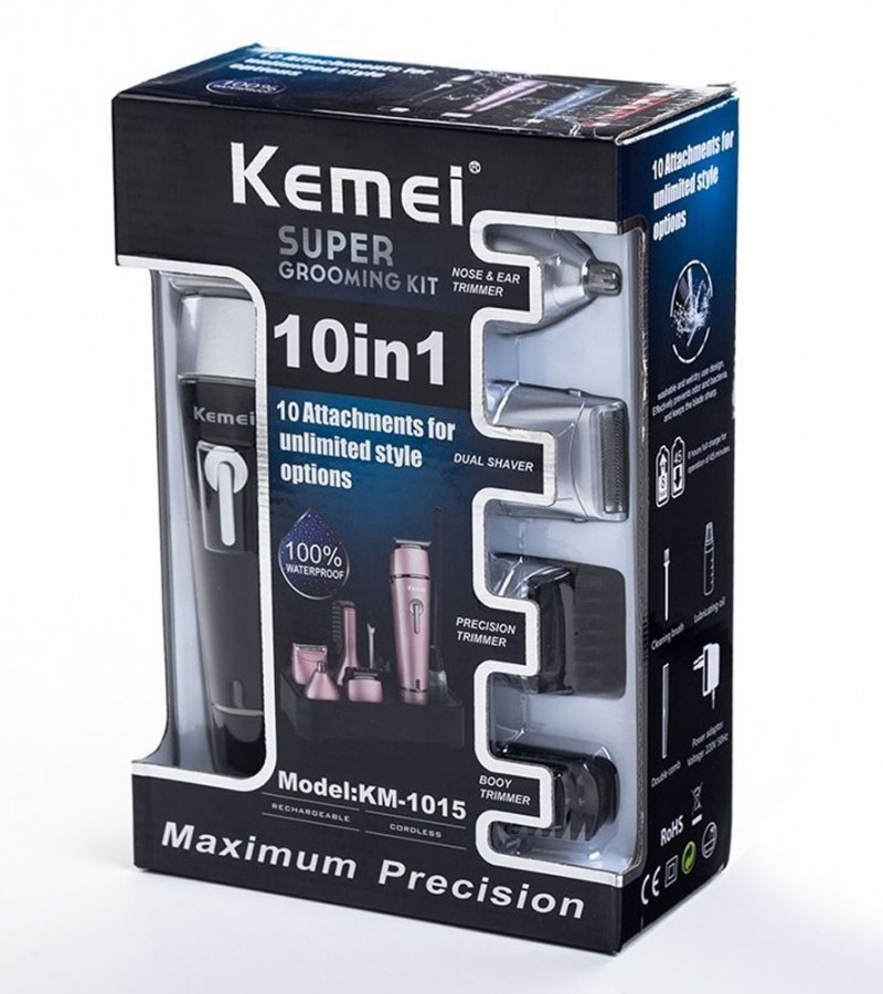 kemei super grooming kit 10 in 1