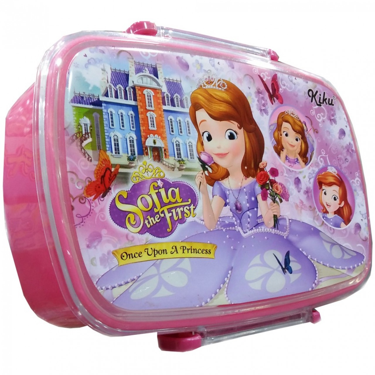 Kiku Sofia the first themed Lunch box for Girls - Pink