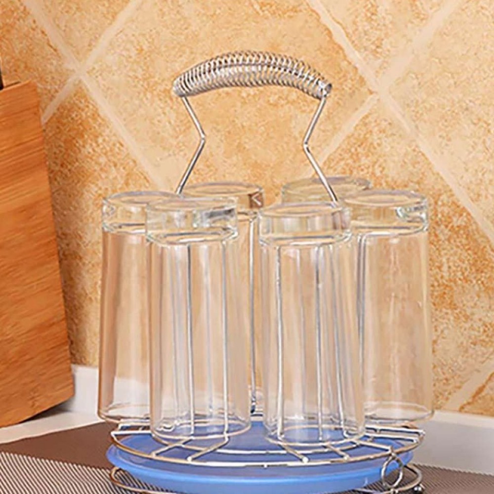 Kitchen Glass Cup storage holder upto 6