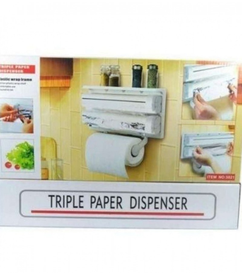 Kitchen Paper Dispenser 5 In 1 - White