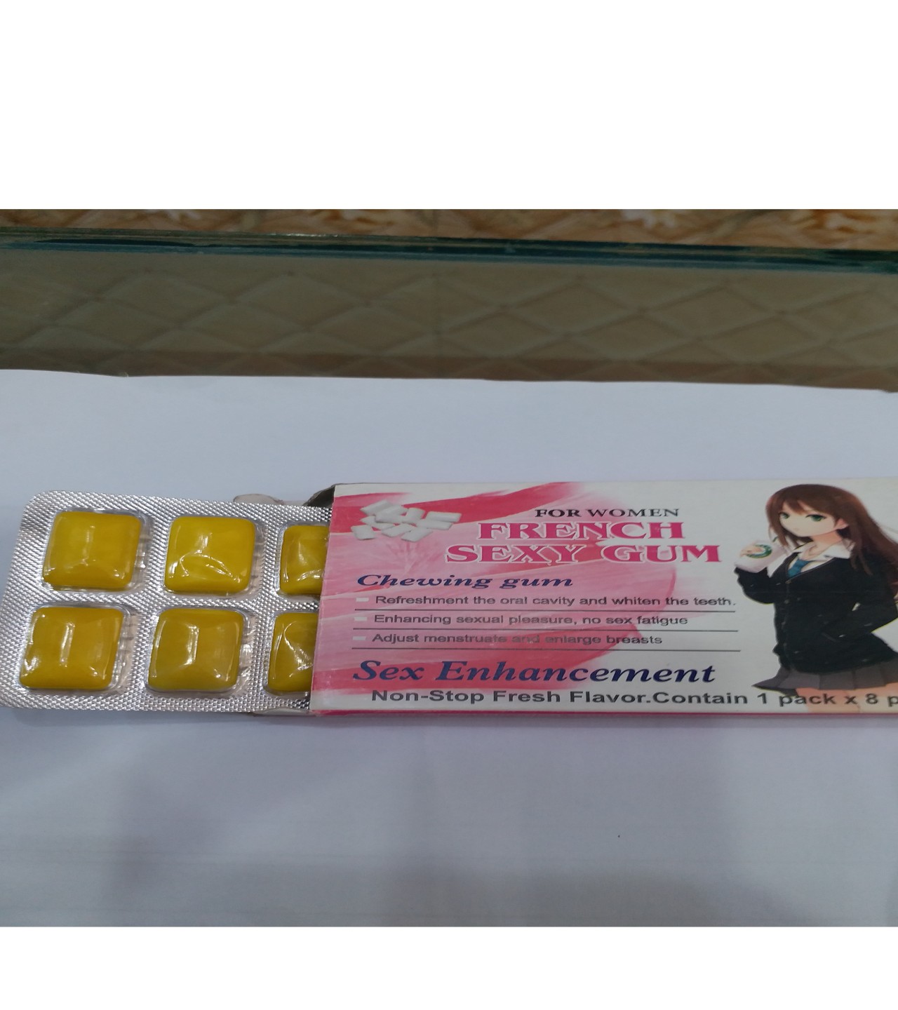 ANGEL SEX CHEWING BUBBLE GUM