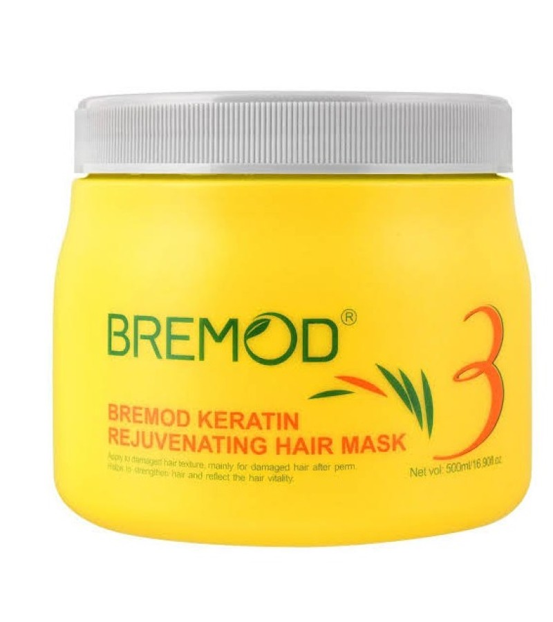 Original BREMOD KERATIN REJUVENATING HAIR MASK 500ML Made In Korea