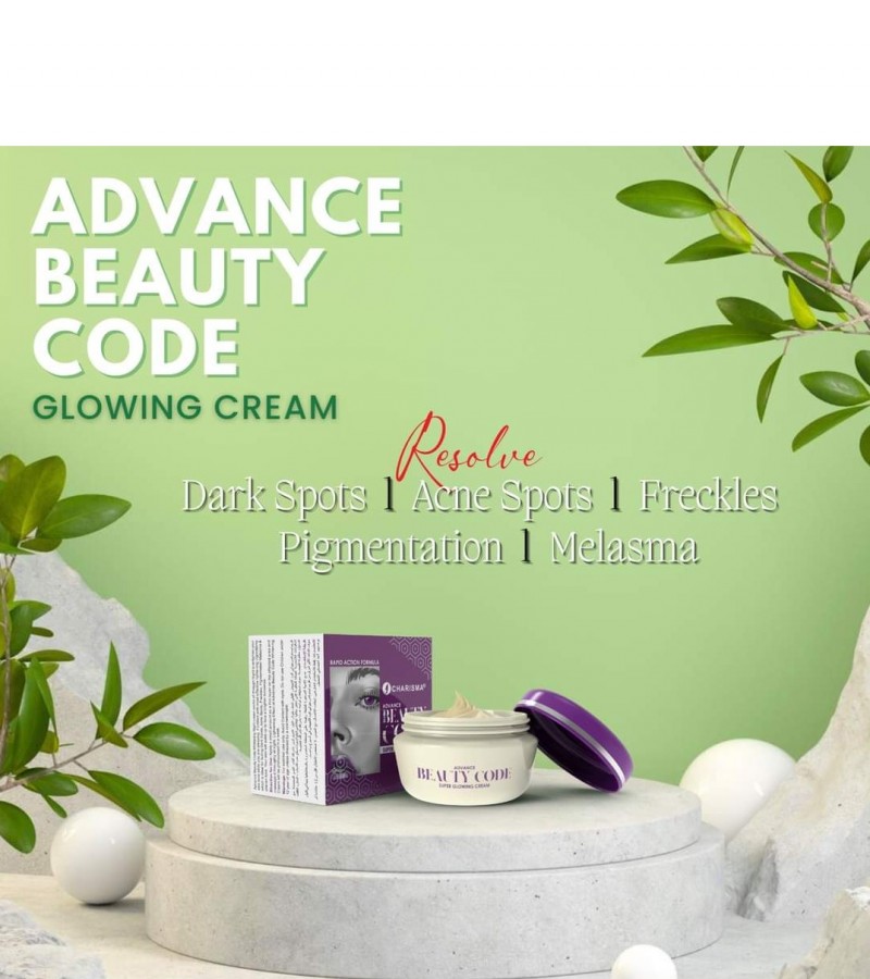 Charisma Advance Beauty Code Whitening Super Glowing Cream 20gm