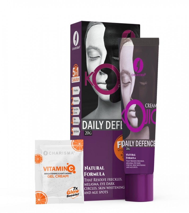 Charisma Daily Defense Kojic Cream 20gm Anti Aging Anti Freckles