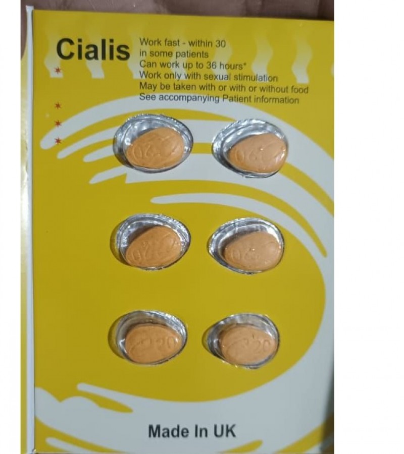 CIALIS- TABLET 20mg A+ Premium Quality Tablets