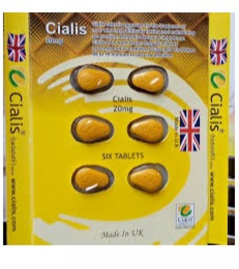 Original Cialis 20mg 6 Tablets Card Made in USA A+ Premium Quality Tablets