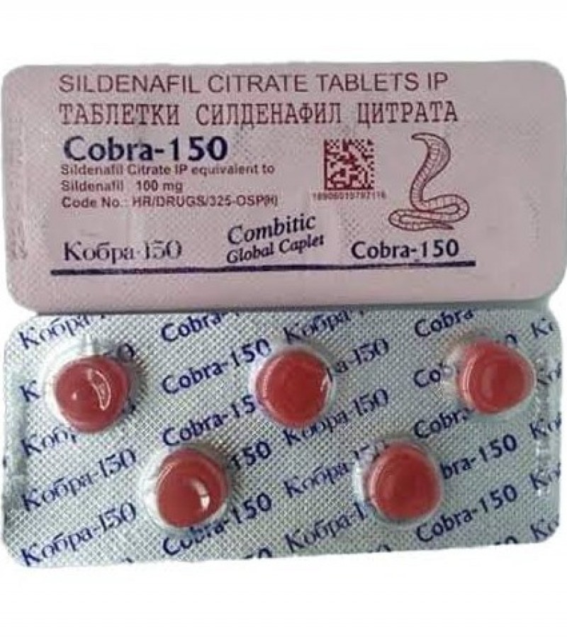 Cobra 150 Tablets 5s Strip Original
