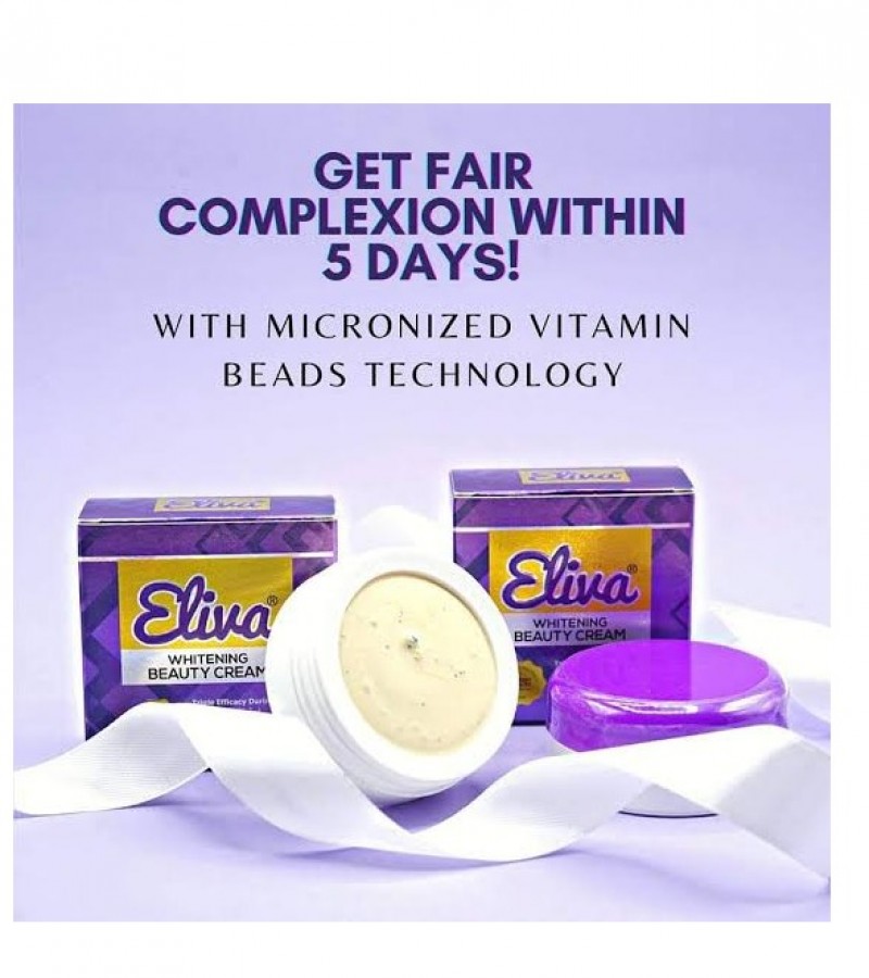 Eliva Whitening Beauty Cream (MICRONIZED MULTIVITAMIN BEADS TECHNOLOGY)