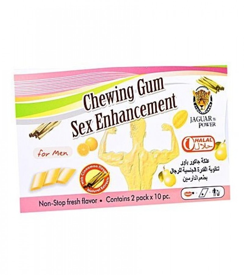 JAGUAR SEX CHEWING BUBBLE GUM