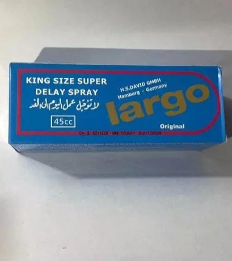 Largo King Size Timing Delay Spray For Mens 45ml Made in Germany