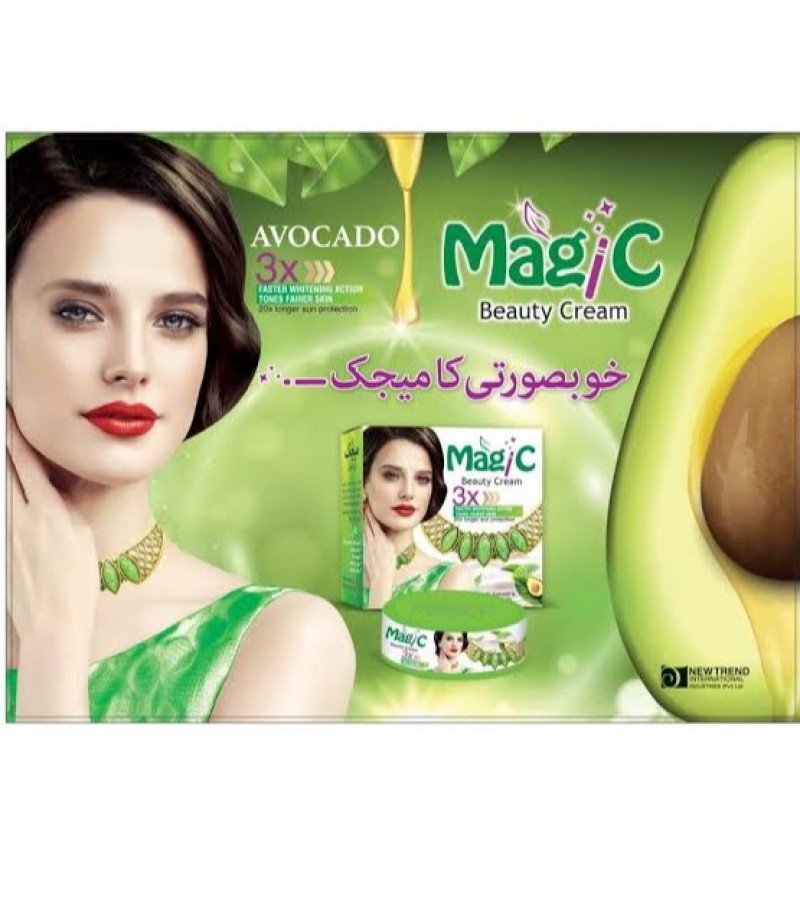 Magic 3X Whitening Beauty Cream Avocado & Milk Extracts