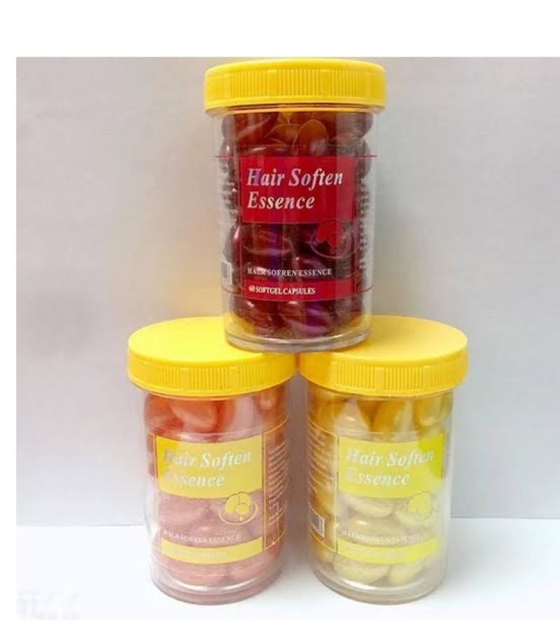 Original Hair Softness Essence 60 Capsules Jar Random Colors
