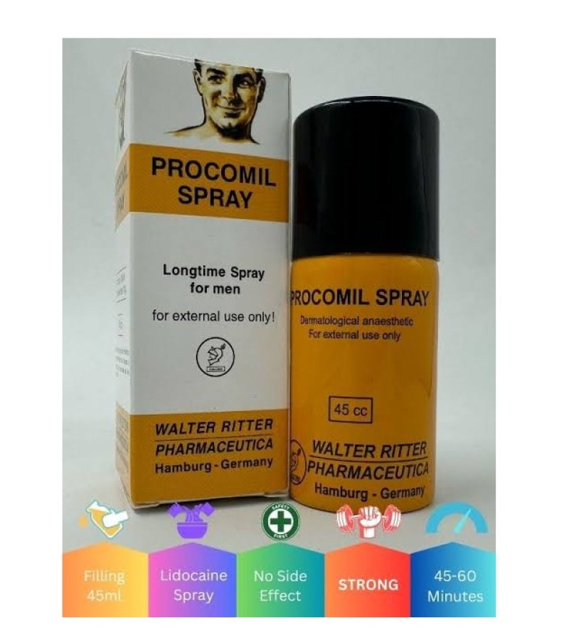 Original Procomil Long Time Sex Spray for Men 45cc