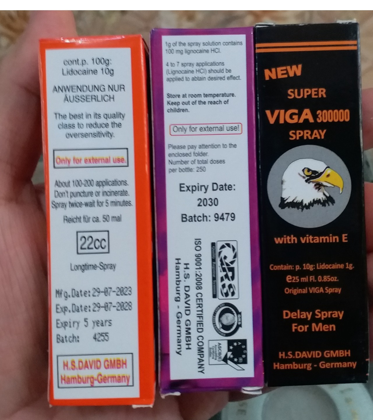Pack Of 3 Sex Timing Delay Spray For Mens 20ml