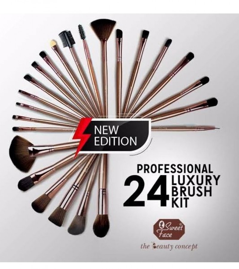 Sweet Face Professional 24Pcs Nakeup Brushes Set